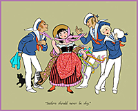 Print #9: Sailors should never be shy.