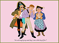 Print #12: Yet, reck'ning by my natal day, I am a little boy of five!